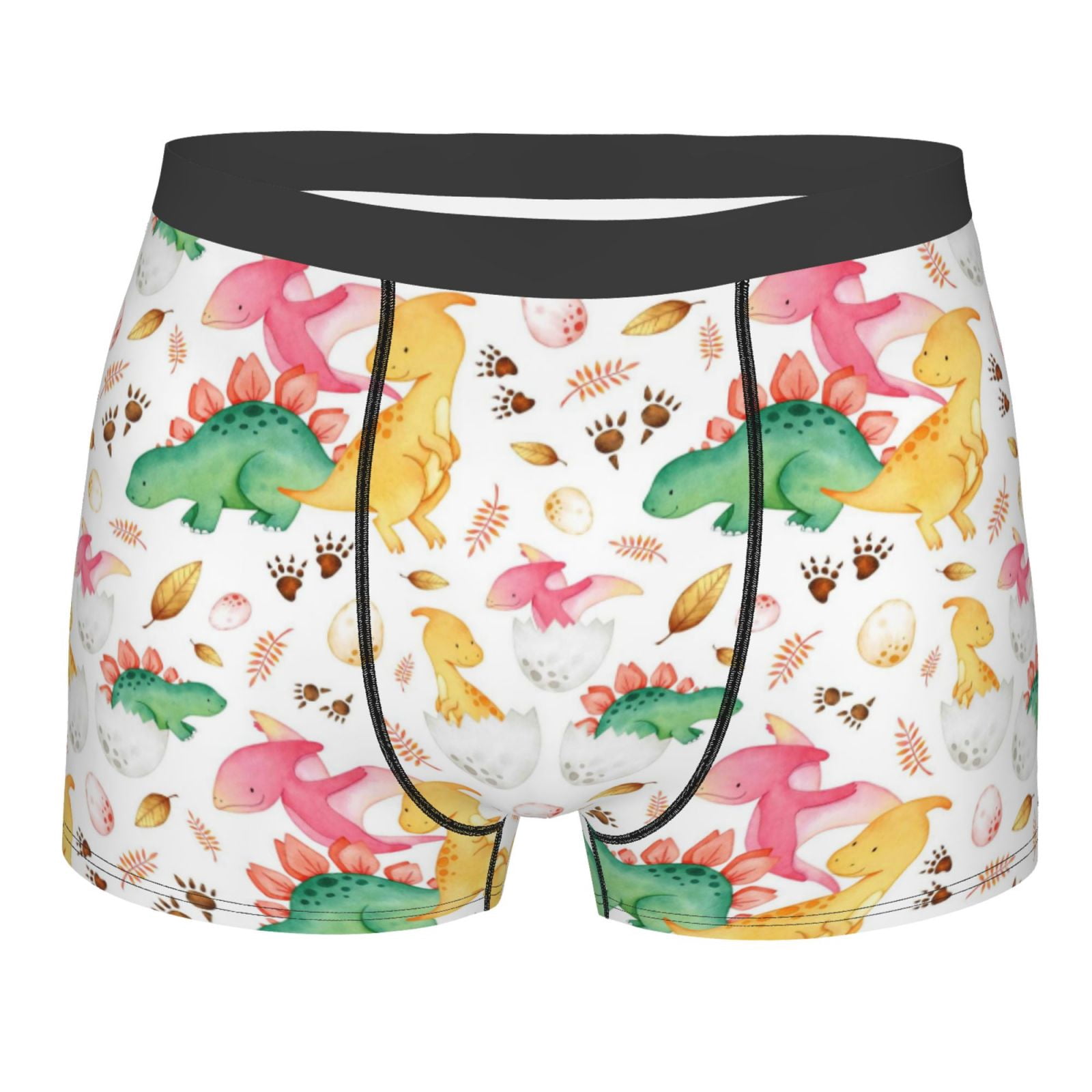 Bioworld 5 Boxer Bambino Dinosauri AOP | 2T-5T | Morbidi E Elastici | Confezione Multicolore