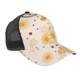 thumbnail image 1 of Disketp Cute Bee Gnome Print Trucker Hat Men Women - Mesh Baseball SnapBack Cap, 1 of 7