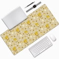 thumbnail image 1 of Disketp Cute Bee Gnomes Gaming Mouse Mat Long Extended Mouse Pad Desk Mat Non-Slip Rubber Mice Pads Stitched Edges(315.5 x 16 x 0.12 Inches), 1 of 8