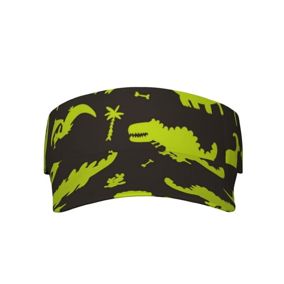 Disketp Cute Cartoon Dinosaurs Sun Visors for Women Men Unisex Tennis Golf Visor Hat Adjustable Summer Hats Sport Outdoor Visor Hat UV Protection Cap
