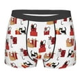 thumbnail image 1 of Disketp Cute Cat And Christmas Gift Men'S Boxer Briefs,Soft And Breathable Cotton Underwear With Comfortflex Waistband, 1 of 8