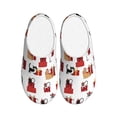 thumbnail image 1 of Disketp Cute Cat And Christmas Gift Women's Men's Slippers Plush Slip-On House Slipper for Winter Indoor Soft Cushion Non-slip Fluffy Slides Slippers-39/40, 1 of 7