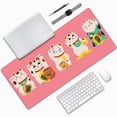 thumbnail image 1 of Disketp Cute Cat Gaming Mouse Mat Long Extended Mouse Pad Desk Mat Non-Slip Rubber Mice Pads Stitched Edges(315.5 x 16 x 0.12 Inches), 1 of 1