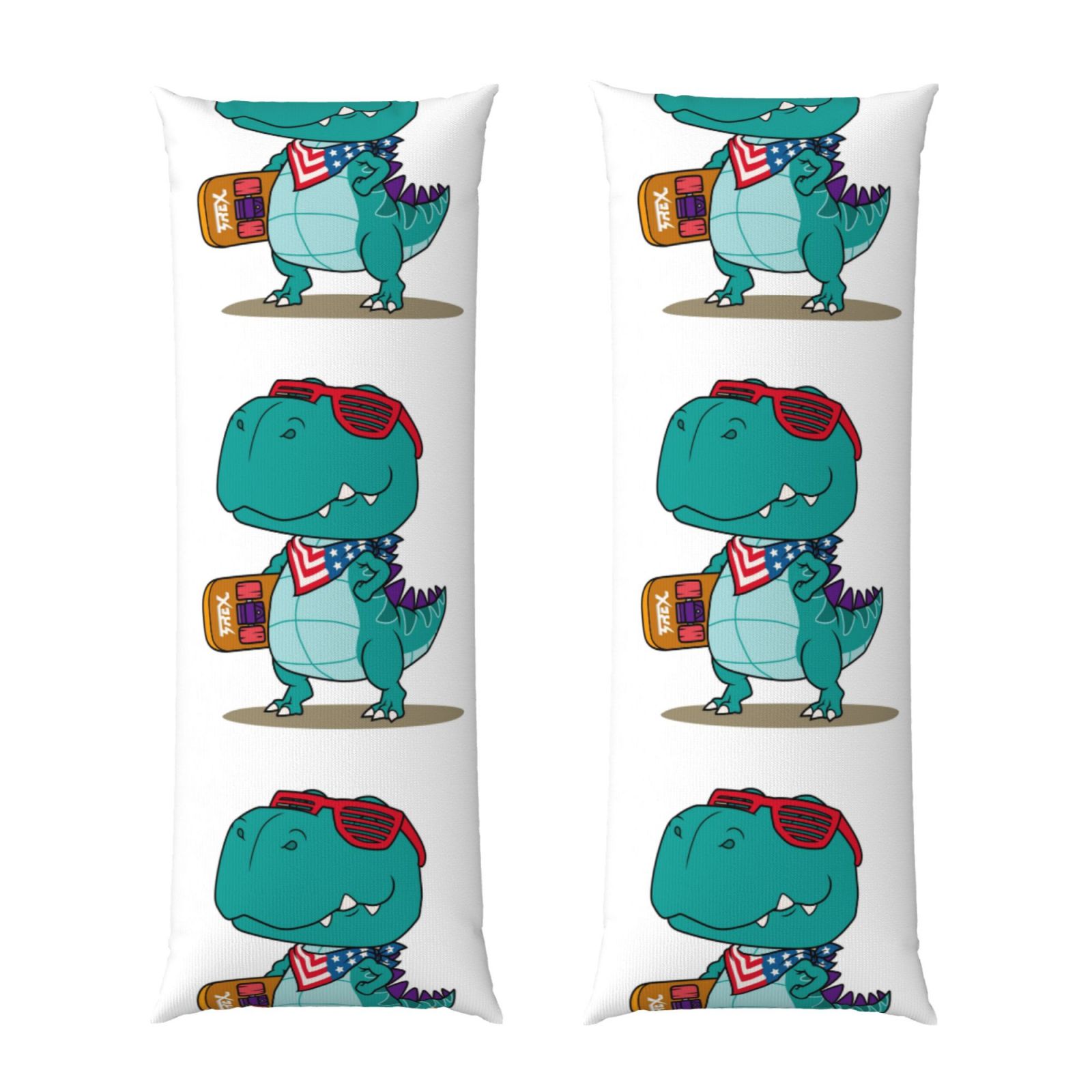 Sweet Jojo Designs Boy Body Pillow Cover Case (Pillow Not Included