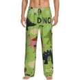 thumbnail image 1 of Disketp Cute Dinosaurs Men'S Pajama Pants - Ultra Soft Fleece Sleep And Lounge Pants (Size: S-Xxl), 1 of 9