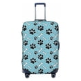 thumbnail image 1 of Disketp Cute Dog Footprints Elastic Travel Luggage Cover Travel Suitcase Protective Cover For Trunk Case Apply To 18''-32'' Suitcase Cover-Medium, 1 of 7