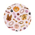 thumbnail image 1 of Disketp Cute Dog Funny Coasters,4 Pcs Leather Coasters With Holder, Perfect Housewarming Hostess Gifts,Protect Furniture From Water Marks Scratch And Damage, 1 of 1