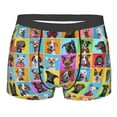 thumbnail image 1 of Disketp Cute Dogs Collage Men'S Boxer Briefs,Soft And Breathable Cotton Underwear With Comfortflex Waistband, 1 of 9