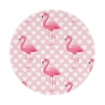 thumbnail image 1 of Disketp Cute Flamingo With Heart Small Mouse Pad 7.9x7.9 Inches,Washable Round Mousepad For Office Laptop Computer,Non-Slip Rubber Base Mouse Pads For Wireless Mouse, 1 of 8