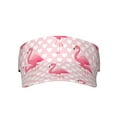 thumbnail image 1 of Disketp Cute Flamingo With Heart Sun Visors For Women Men Unisex Tennis Golf Visor Hat Adjustable Summer Hats Sport Outdoor Visor Hat Uv Protection Cap, 1 of 8
