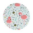 thumbnail image 1 of Disketp Cute Flamingo Small Mouse Pad 7.9x7.9 Inches,Washable Round Mousepad For Office Laptop Computer,Non-Slip Rubber Base Mouse Pads For Wireless Mouse, 1 of 1