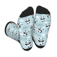 thumbnail image 1 of Disketp Cute Panda Bear Unisex Mid-Calf Socks Lightweight Breathable Ventilation Ankle Socks, 1 of 7