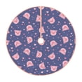 thumbnail image 1 of Disketp Cute Pig Christmas Tree Skirt, Christmas Tree Decorations, Christmas Decor, Tree Mat Decoration(30-48IN)-36", 1 of 6