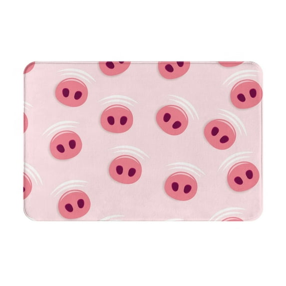 Disketp Cute Pig Nose Mat For Front Door Outside - Doormat Outdoor Entrance - Welcome Mats Outdoor,Outside Entry And Outdoor Entrance 16''X24''
