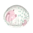 thumbnail image 1 of Disketp Cute Pigs Shower Caps,Reusable Shower Cap For Women, Double Layer Waterproof Hair Cap, Large Size For All Hair Lengths,For Girls Spa Home Salon Use, 1 of 9