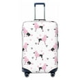 thumbnail image 1 of Disketp Cute Poodle Dog Elastic Travel Luggage Cover Travel Suitcase Protective Cover For Trunk Case Apply To 18''-32'' Suitcase Cover-Small, 1 of 7