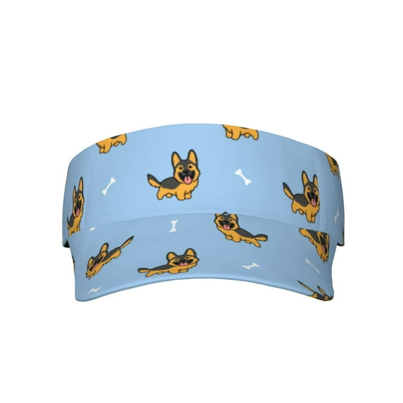 Disketp Cute Puppy Sun Visors for Women Men Unisex Tennis Golf Visor Hat Adjustable Summer Hats Sport Outdoor Visor Hat UV Protection Cap