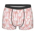 thumbnail image 1 of Disketp Cute Rabbit Carrot Men's Boxer Briefs,Soft and Breathable Cotton Underwear with ComfortFlex Waistband, 1 of 7