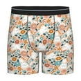 thumbnail image 1 of Disketp Cute Rabbit Floral Men's Boxer Briefs Men’s Underwear Boxer Briefs for Men, 1 of 7