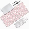 thumbnail image 1 of Disketp Cute Rabbit Gaming Mouse Mat Long Extended Mouse Pad Desk Mat Non-Slip Rubber Mice Pads Stitched Edges(315.5 x 16 x 0.12 Inches), 1 of 8
