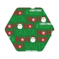 thumbnail image 1 of Disketp Cute Santa And Ho Ho Ho Funny Coasters,6 Pcs Leather Coasters With Holder, Perfect Housewarming Hostess Gifts,Protect Furniture From Water Marks Scratch And Damage, 1 of 9