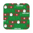 thumbnail image 1 of Disketp Cute Santa And Ho Ho Ho Funny Coasters,6 Pcs Leather Coasters With Holder, Perfect Housewarming Hostess Gifts,Protect Furniture From Water Marks Scratch And Damage, 1 of 9