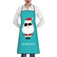 thumbnail image 1 of Disketp Cute Santa Claus Kitchen Apron with adjustable Aprons for Women with Pockets Cooking Powder Pink Apron, 1 of 7