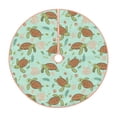 thumbnail image 1 of Disketp Cute Sea Turtles Christmas Tree Skirt, Christmas Tree Decorations, Christmas Decor, Tree Mat Decoration(30-48IN)-48", 1 of 6