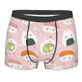 thumbnail image 1 of Disketp Cute Sushi Men'S Boxer Briefs,Soft And Breathable Cotton Underwear With Comfortflex Waistband, 1 of 9