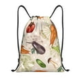 thumbnail image 1 of Disketp Cute Vegetables Drawstring Backpack Drawstring Gym Bags Draw String Bags for Sports, Gym, Travel, Swimming, Beach-Medium, 1 of 6