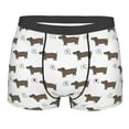 thumbnail image 1 of Disketp Dachshund Dog Puppy Men's Boxer Briefs,Soft and Breathable Cotton Underwear with ComfortFlex Waistband, 1 of 7