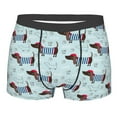 thumbnail image 1 of Disketp Dachshund Dog Puppy Men's Boxer Briefs,Soft and Breathable Cotton Underwear with ComfortFlex Waistband, 1 of 7