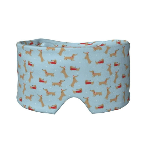 Disketp Dachshund Dog Sleep Mask - Eye Mask for Sleeping, Full Eye Covers for Women/Men, Light Blocking Sleeping Mask for Travel Yoga Nap