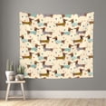 thumbnail image 1 of Disketp Dachshund Dog Tapestry 60x51 InchesTapestry for Living Room Bedroom Home, 1 of 1