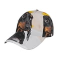 thumbnail image 1 of Disketp Dachshund Sitting In Bathtub Print Baseball Caps For Outdoor Sports Fashion Casual Outdoor Caps Men Women, 1 of 8