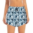 thumbnail image 1 of Disketp Daisies Flowers Print Women's Shorts Workout Shorts for Athletic Gym Running Shorts with Phone Pockets Medium, 1 of 8