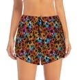 thumbnail image 1 of Disketp Daisies Flowers Print Women's Shorts Workout Shorts for Athletic Gym Running Shorts with Phone Pockets Small, 1 of 8
