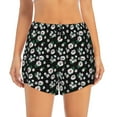 thumbnail image 1 of Disketp Daisies Flowers Print Women's Shorts Workout Shorts for Athletic Gym Running Shorts with Phone Pockets Small, 1 of 8