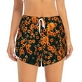 thumbnail image 1 of Disketp Daisies Print Women's Shorts Workout Shorts for Athletic Gym Running Shorts with Phone Pockets X-Large, 1 of 8