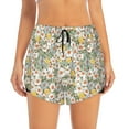 thumbnail image 1 of Disketp Daisy Print Women's Shorts Workout Shorts for Athletic Gym Running Shorts with Phone Pockets, 1 of 8