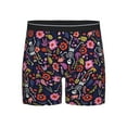 thumbnail image 1 of Disketp Dancing Skeletons Floral Garden Men's Boxer Briefs Men’s Underwear Boxer Briefs for Men, 1 of 7