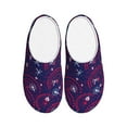 thumbnail image 1 of Disketp Dandelions Flowers With Dragonflies Women's Men's Slippers Plush Slip-On House Slipper for Winter Indoor Soft Cushion Non-slip Fluffy Slides Slippers-39/40, 1 of 7