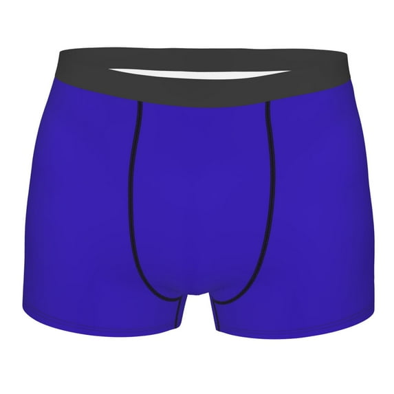 Disketp Darkblue Men'S Boxer Briefs,Soft And Breathable Cotton Underwear With Comfortflex Waistband