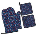 thumbnail image 1 of Disketp Deep Down In The Ocean Oven Mitts and Potholders BBQ Gloves-Oven Mitts and Pot Holders Cooking Baking Grilling(4-Piece Set), 1 of 6