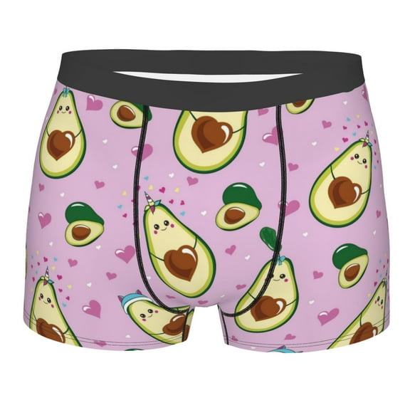 Disketp Different Avocados Men'S Boxer Briefs,Soft And Breathable Cotton Underwear With Comfortflex Waistband