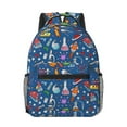 thumbnail image 1 of Disketp Different Chemical Things Backpack - Comfortable Daypack with The right laptop for you Spacious Main Compartment & other poket - {designName} print, 1 of 6