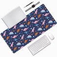 thumbnail image 1 of Disketp Dinosaur Gaming Mouse Mat Long Extended Mouse Pad Desk Mat Non-Slip Rubber Mice Pads Stitched Edges(315.5 x 16 x 0.12 Inches), 1 of 1