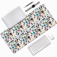 thumbnail image 1 of Disketp Dinosaur Gaming Mouse Mat Long Extended Mouse Pad Desk Mat Non-Slip Rubber Mice Pads Stitched Edges(315.5 x 16 x 0.12 Inches), 1 of 8