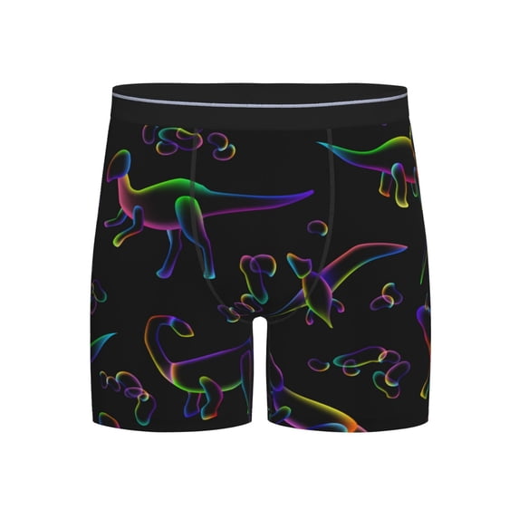 Disketp Dinosaur Men's Boxer Briefs Men’s Underwear Boxer Briefs for Men