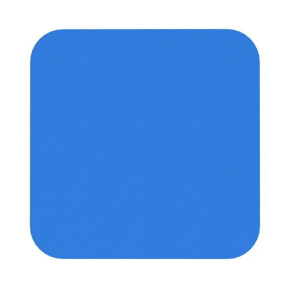 Disketp Dodgerblue Funny Coasters,6 Pcs Leather Coasters With Holder, Perfect Housewarming Hostess Gifts,Protect Furniture From Water Marks Scratch And Damage